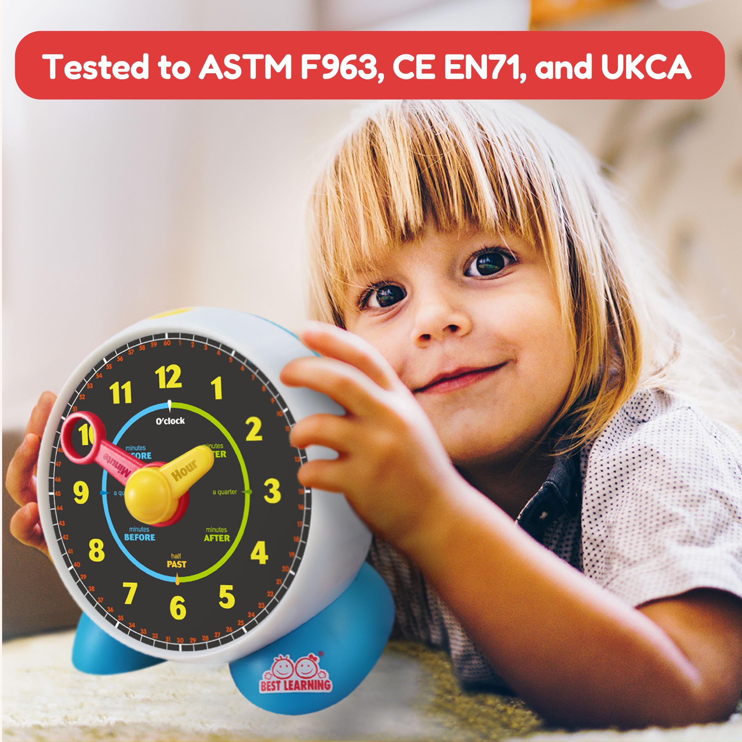 Talking Learning Clock for Kids with Time Teaching Activities