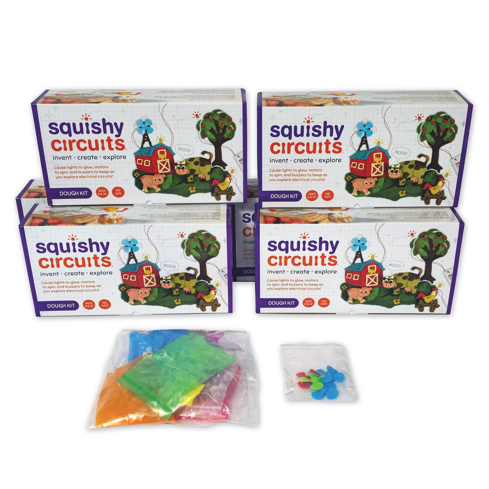 Kids Beginner Electric Circuit Kit with Conductive Dough