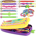 Friendship Bracelet Making Kit with String Maker Tool