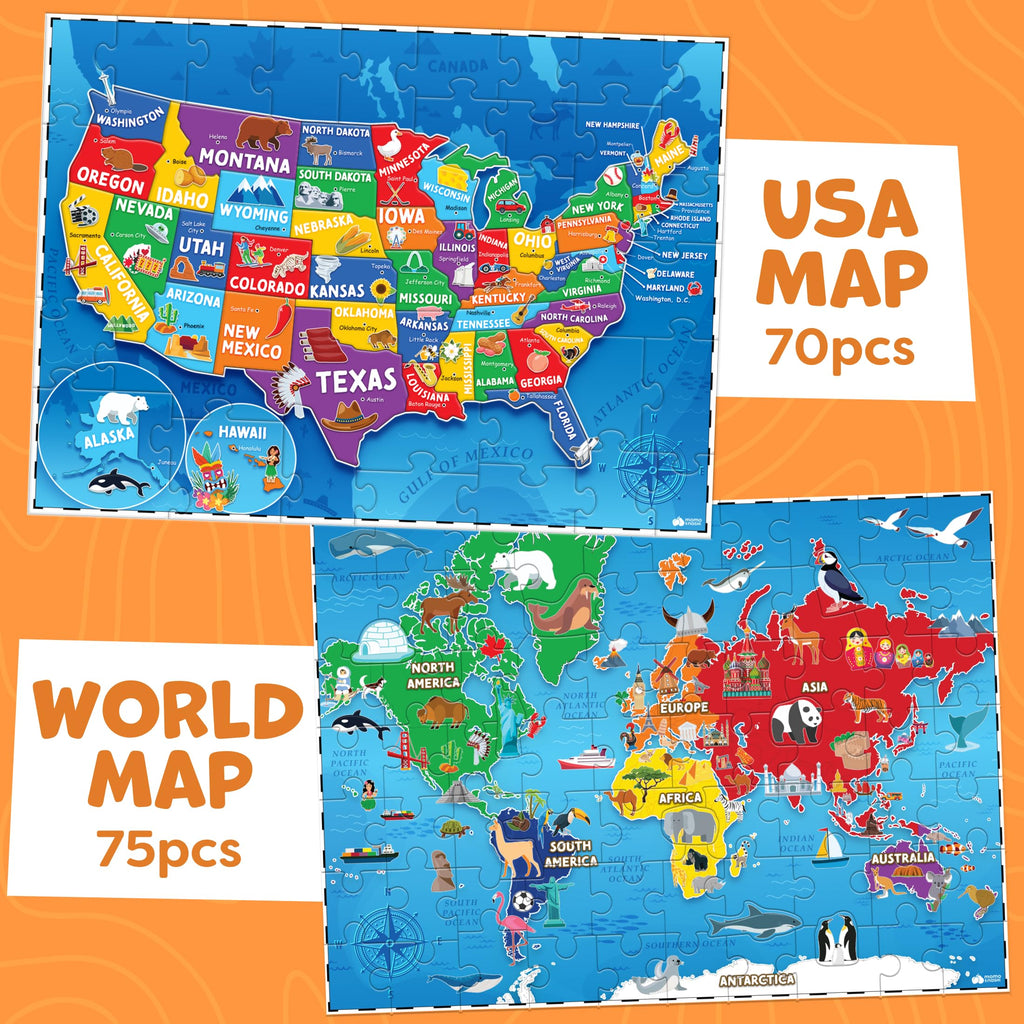 Back to School Jigsaw Puzzles for Kids - Ages 4-8