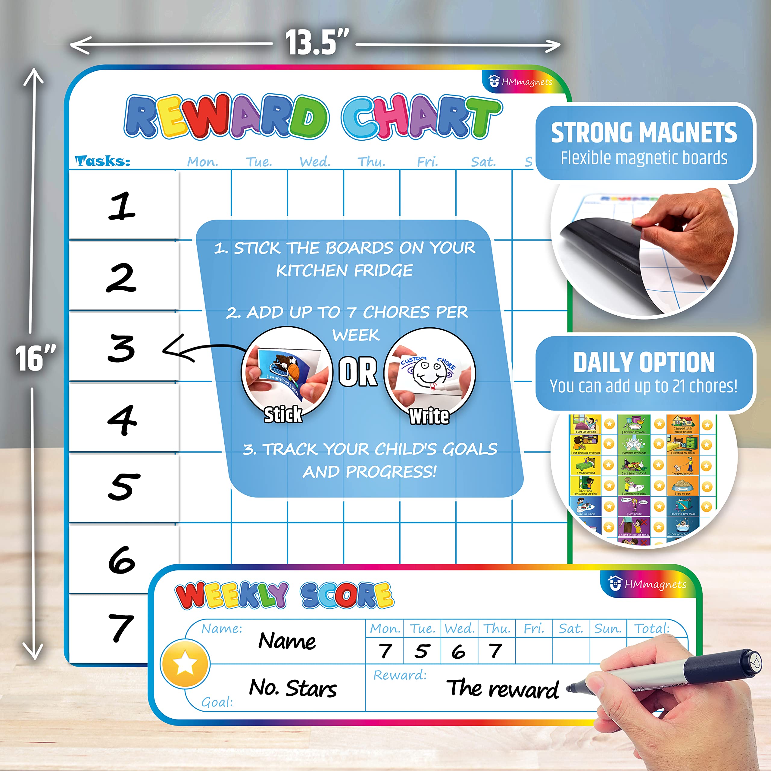 Kids Reward Charts for Positive Habits & Daily Routines