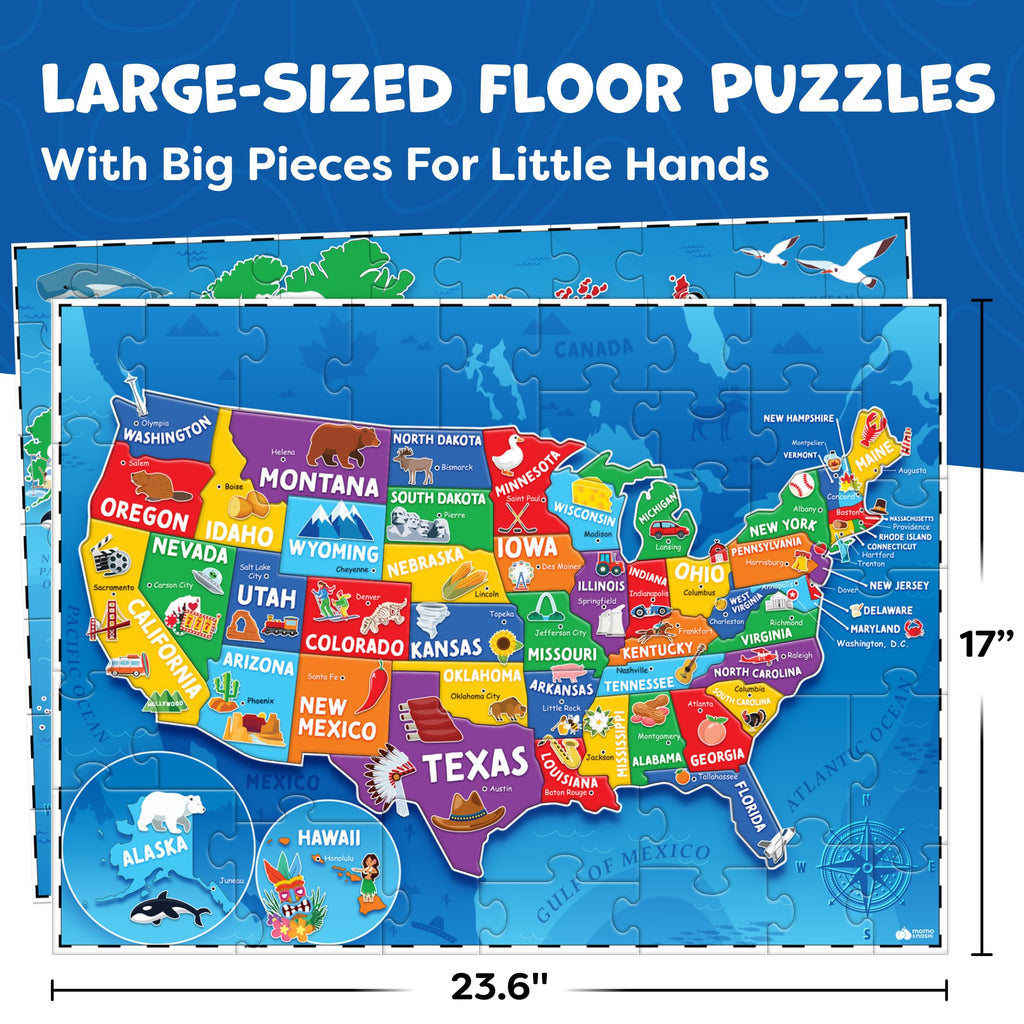 Back to School Jigsaw Puzzles for Kids - Ages 4-8