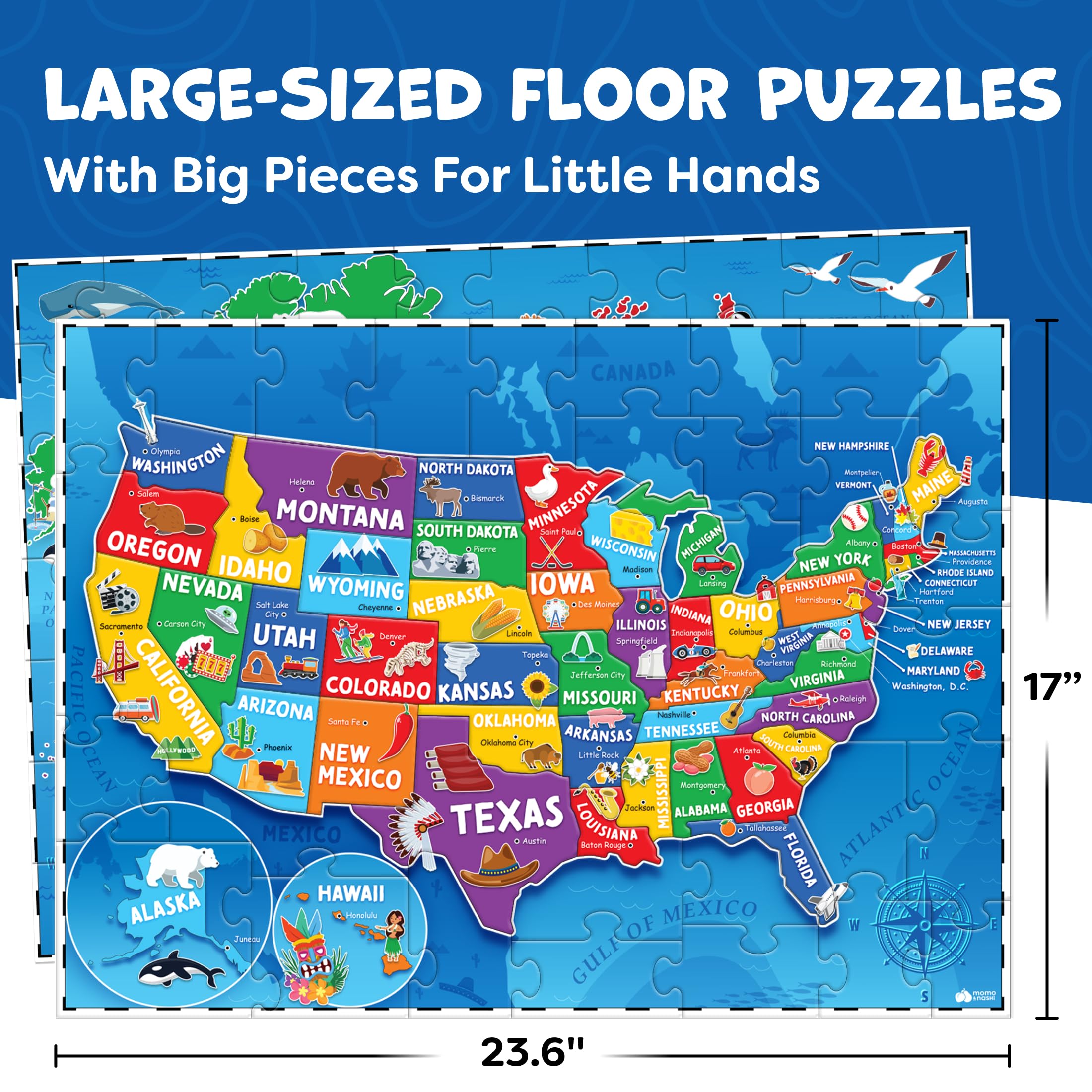 Back to School Jigsaw Puzzles for Kids - Ages 4-8